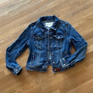 Pilcro and the Letterpress Blue Denim Jacket